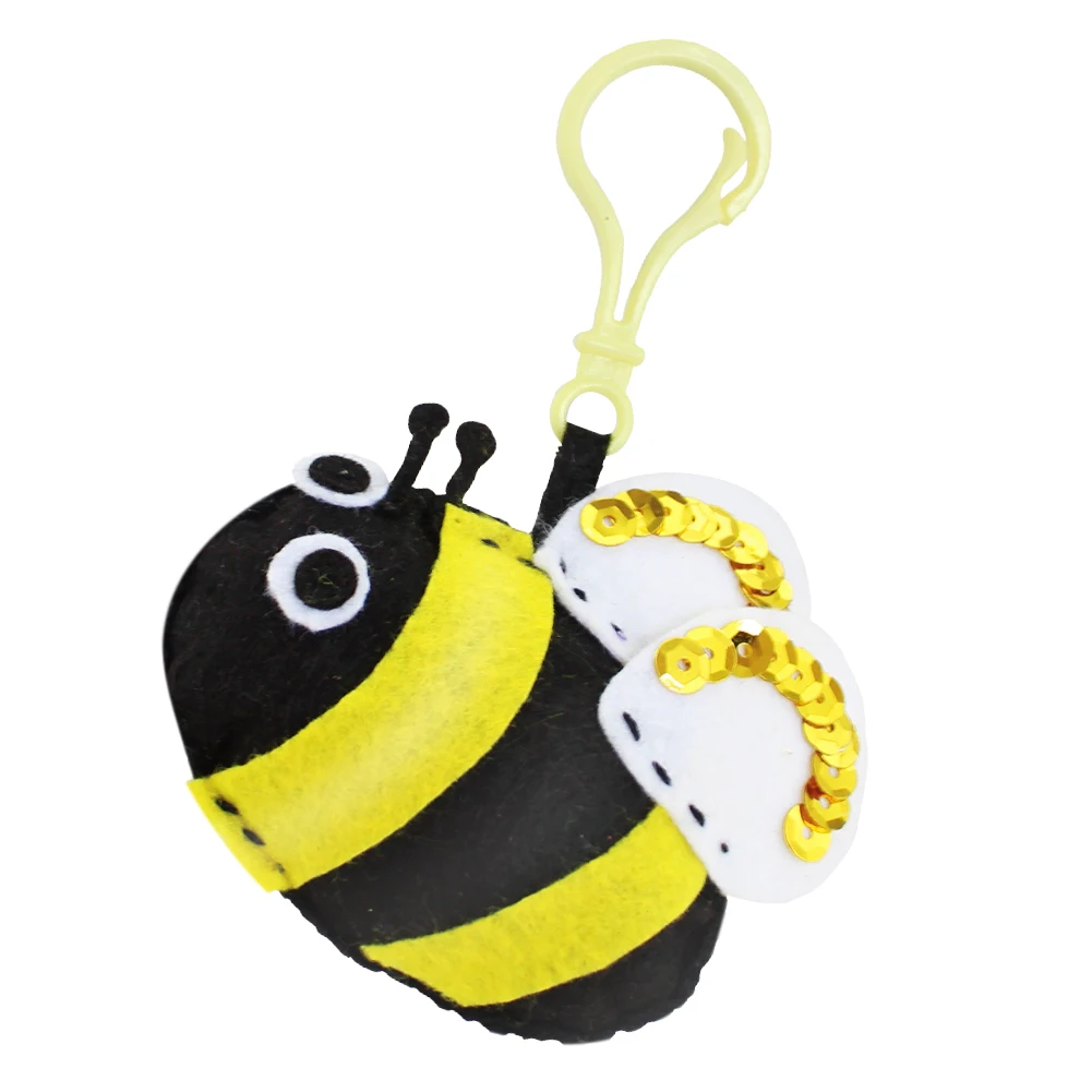 

DIY Sewing Fabrics Keychain Crafts Felt Supplies Kits Sets Gifts for Kids for Adults for Boy Teenager for Girls