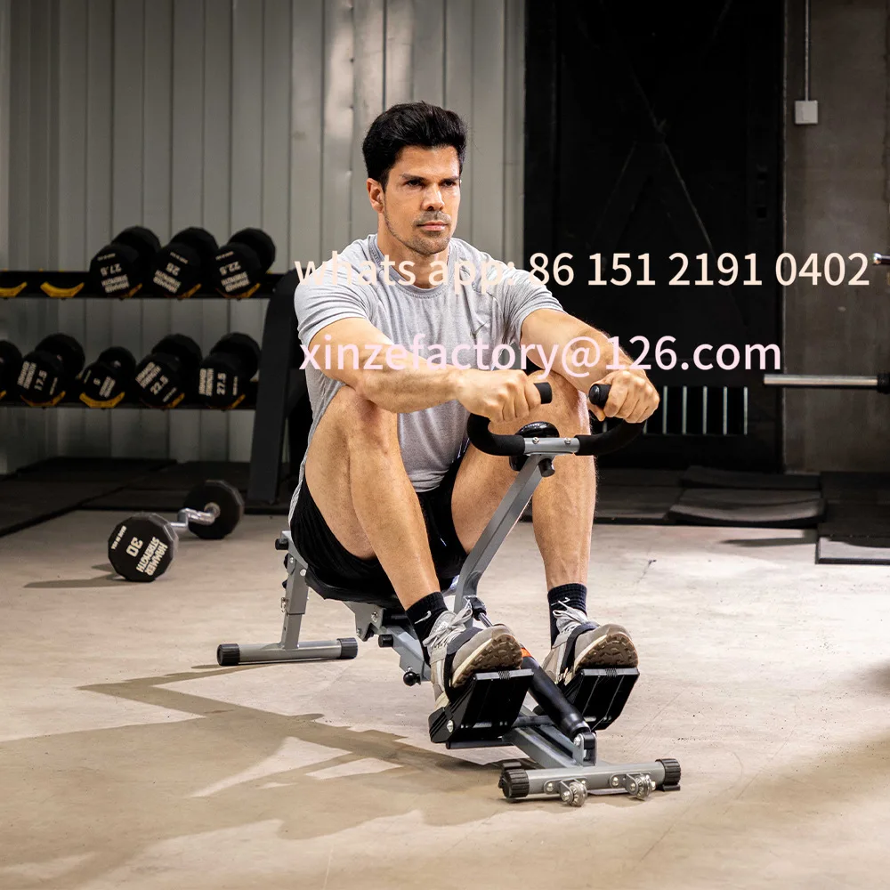 

Customizable Sports Hydraulic Rowing Machine Indoor Fitness Slimmer Foldable Rowing Machine Paddle Machine Storage Silent