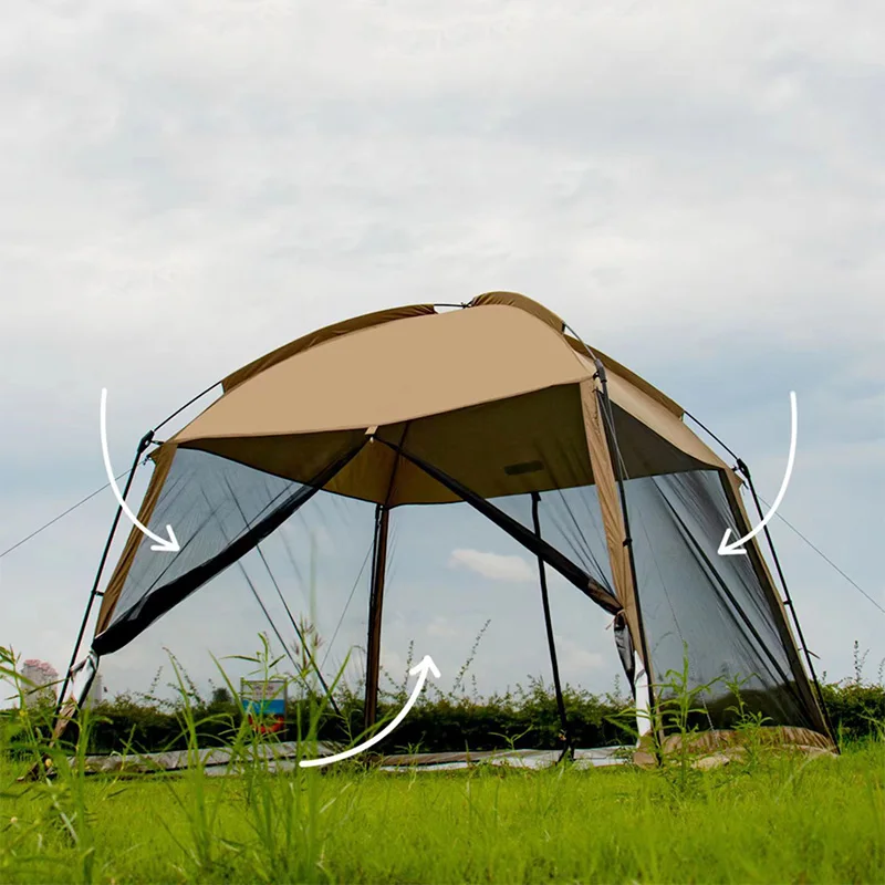 

Наружный навес для палатки от солнца, сетка, прохладный навес, защита от комаров, защита от солнца F, солнцезащитный козырек от дождя для кемпинга, всесезонная версия