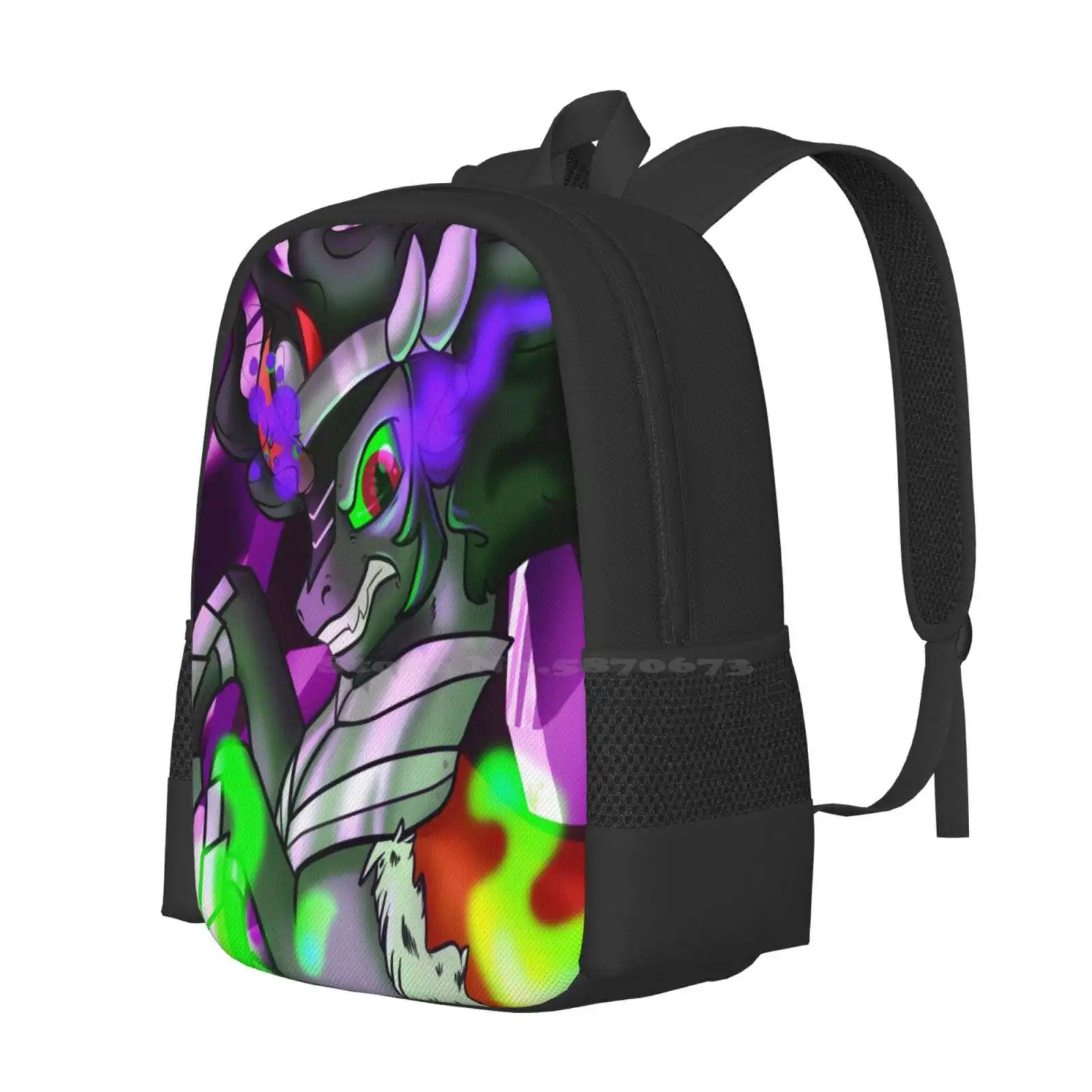 Sombra'S Rage Hot Sale Schoolbag Backpack Fashion Bags King Sombra Mlp My Little Villain Brony Bronies Friendship Is Magic