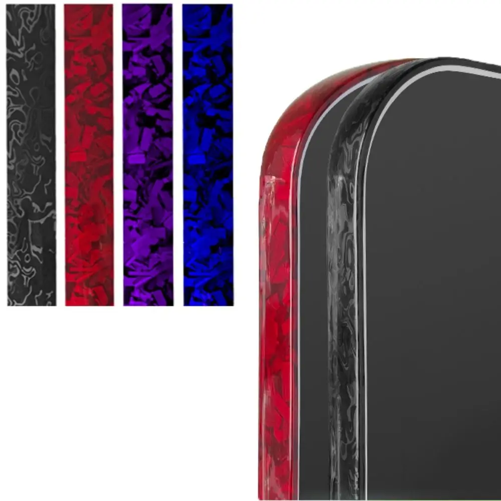 14/16mm Pickleball Racket Edge Sticker Scratch-proof Shock Absorption Paddle Head Tape Anti-fall Durable Frame Protective Tape
