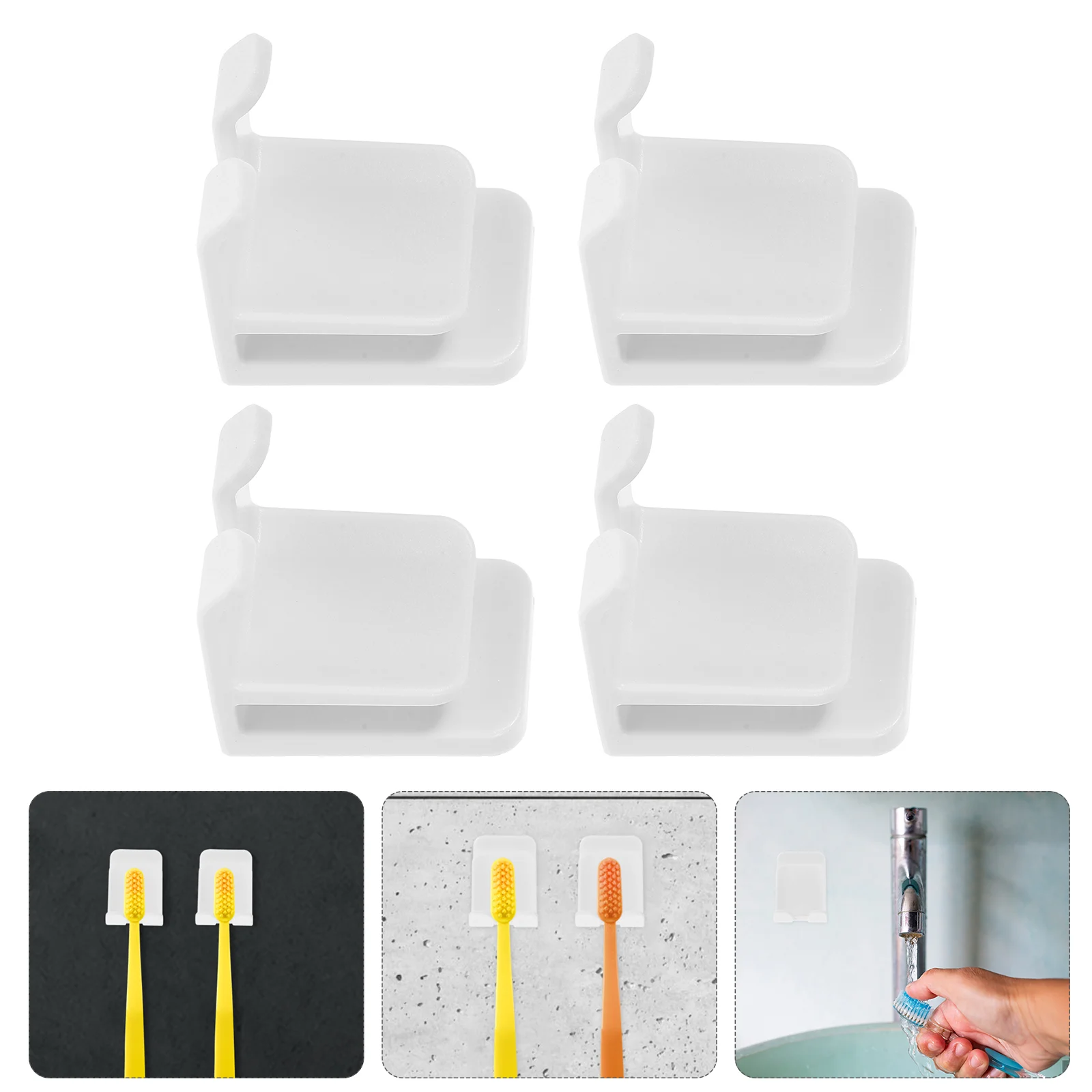 Punch Free Toothbrush Holder Case Holders Brushing Wall Teeth Electric Stand Braces Cup