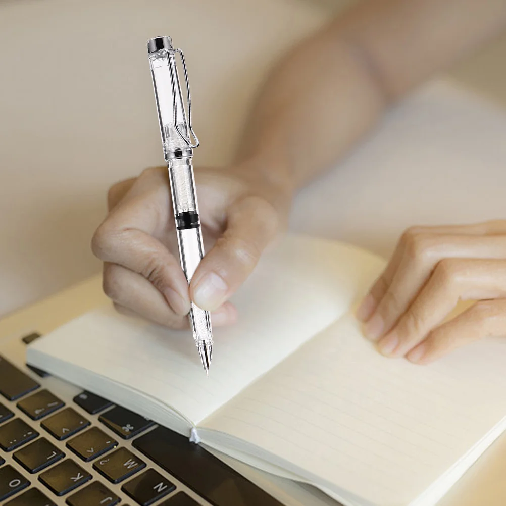 

4Pcs Refillable Fountain Pens Ergonomic Design Prevents Slipping Calligraphy Training Studying Calligraphy Pens