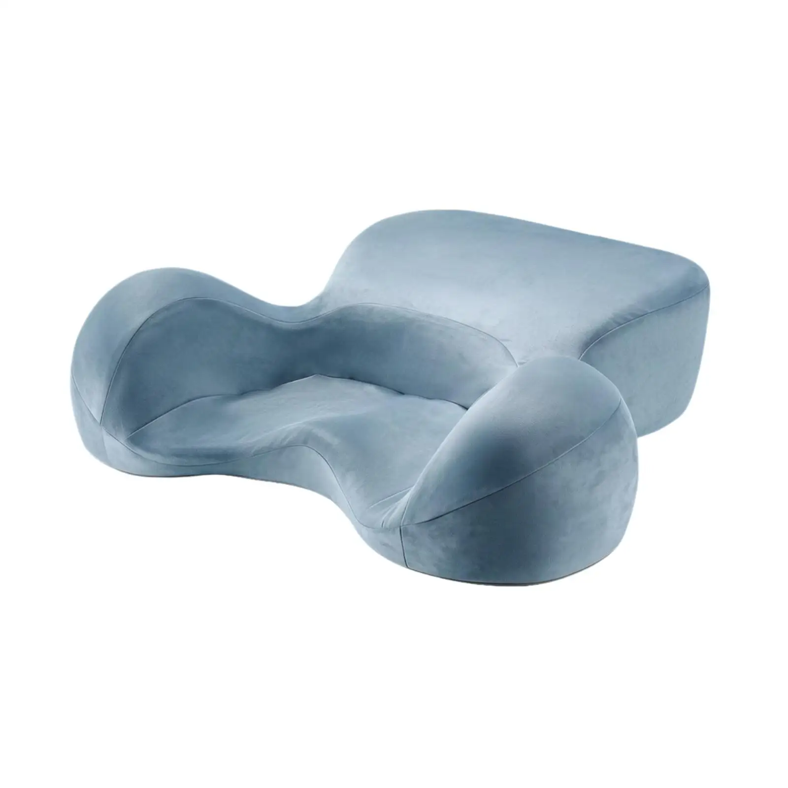 High Resilience Foam Meditation Cushion with Ergonomic Contoured for seat for Comfortable Floor Sitting During Yoga and Reading