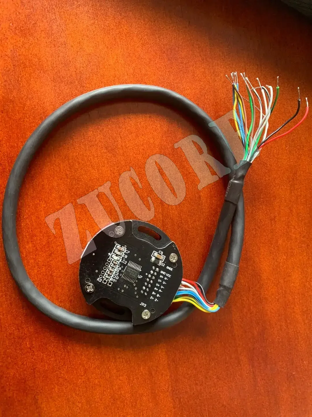 Incremental Rotary Magnetic Encoder 2500 Lines ABZ Output 4 Pairs of Poles UVW Ultra-thin Zero Delay Angle Sensor in stock