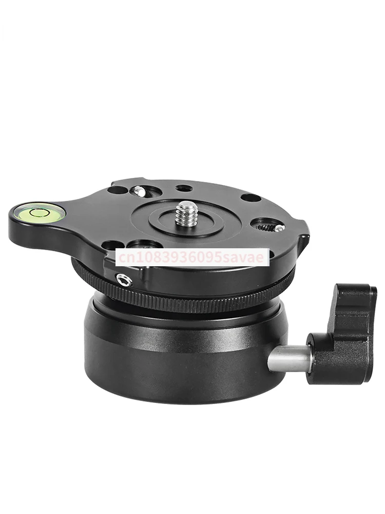 DY-60 Horizontal Adjustment Table Hemisphere Base Panoramic Tripod Slr Camera Universal Horizontal Adjustment Seat