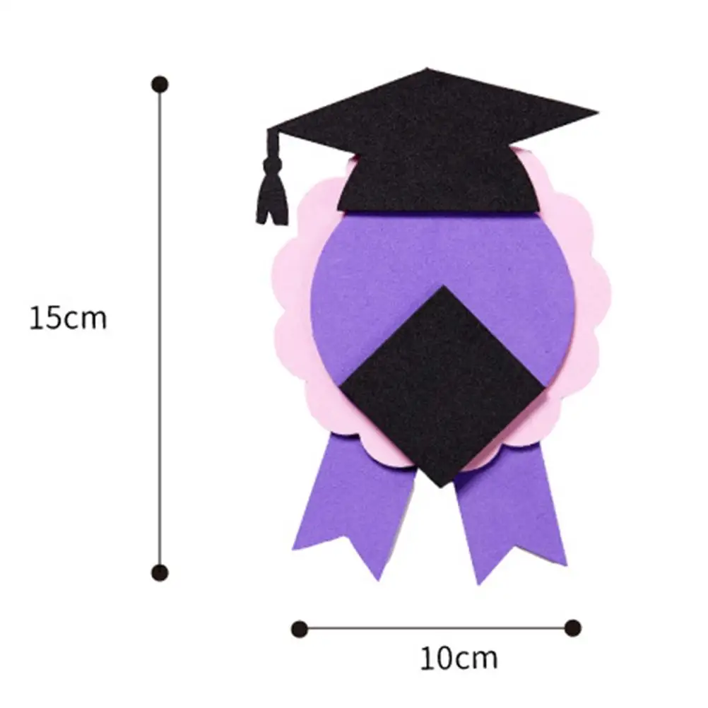 

6 Pcs Graduation Medal Award Kids Classroom Crafts DIY Material Children Educational Toy Commemorative Souvenir
