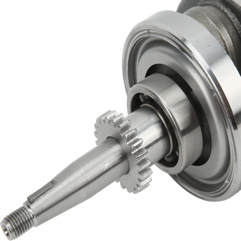 22 Tooth Linkage Crankshaft Assembly Aluminum Alloy 4 Stroke Scooter Crankshaft Direct Replacement High Strength 22T Crankshaft