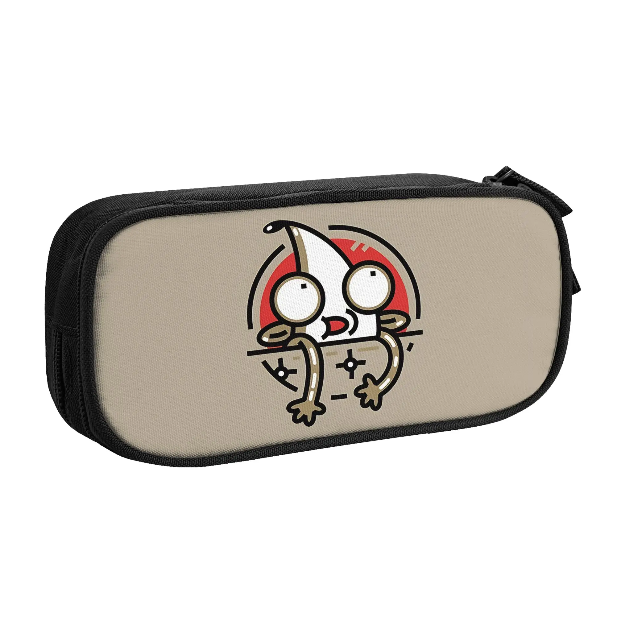 1 piece Lightweight cute raccoon Pencil Case Teen Pen Bag R-Regular show School Stationery Bag