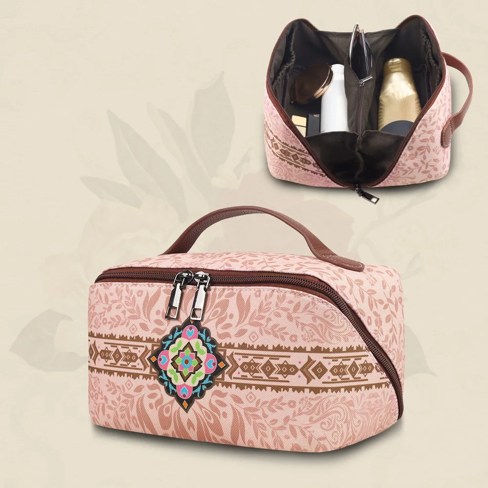 Hot selling retro bohemian style cosmetic bag lightweight and portable women's storage bag waterproof beauty bag