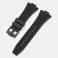 silicone Watch Strap For Tissot PRX Super Gamer T137.407.410 Series Strap 12MM liquid silicone pin Buckle Watchband Replace