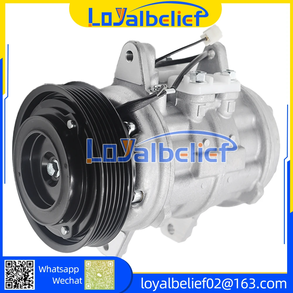 FOR AC Compressor For Porsche 944 1991-1985 4Cyl 2.5L 2.7L 3.0L 1985-1990 57343 6PK Air Conditioning Compressor Pump With Pulley