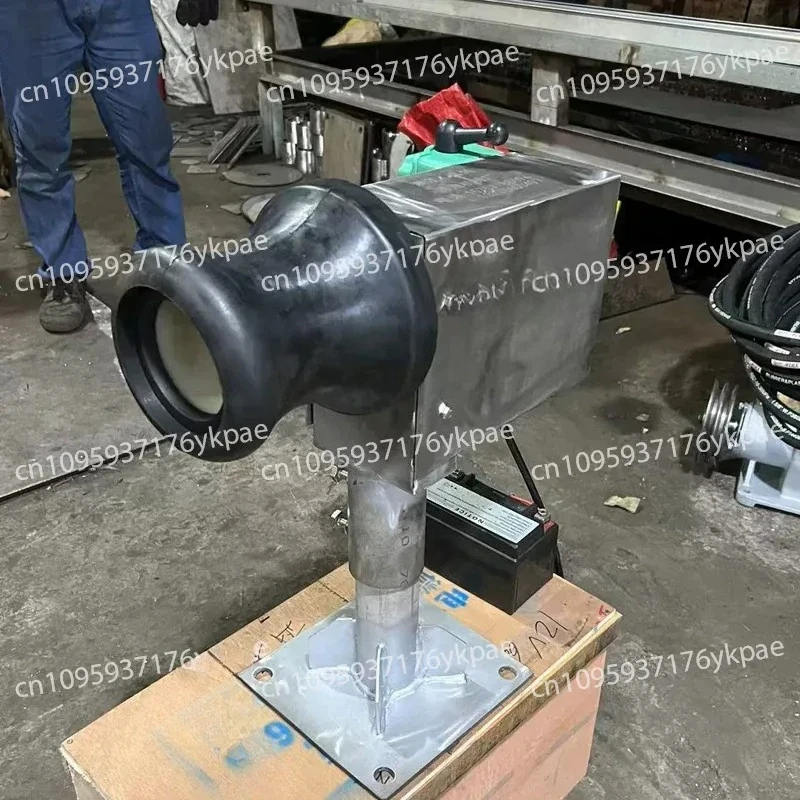Electric Anchor Hoist Marine Machinery Speedboat 12V24V Net Hoisting Cage Hoisting Speedboat Stainless Steel Single Wheel