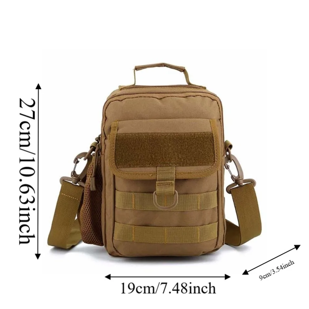 Large Capacity Nylon Chest Bag Wear-Resistant Anti-splash Water Men's Multi-functional Sports Satchel Solid Color Lightweight
