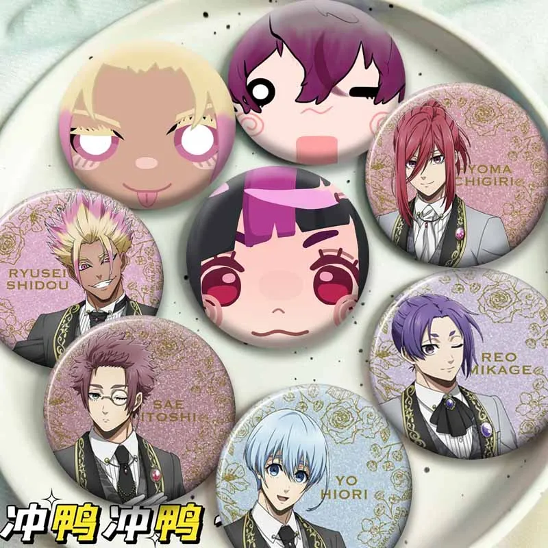 Michael Yoichi Isagi Rin Itoshi Seishiro Nagi Cartoon Badge Anime Figure Enamel Pins Backpack Clothing Decor Brooch Jewelry Gift