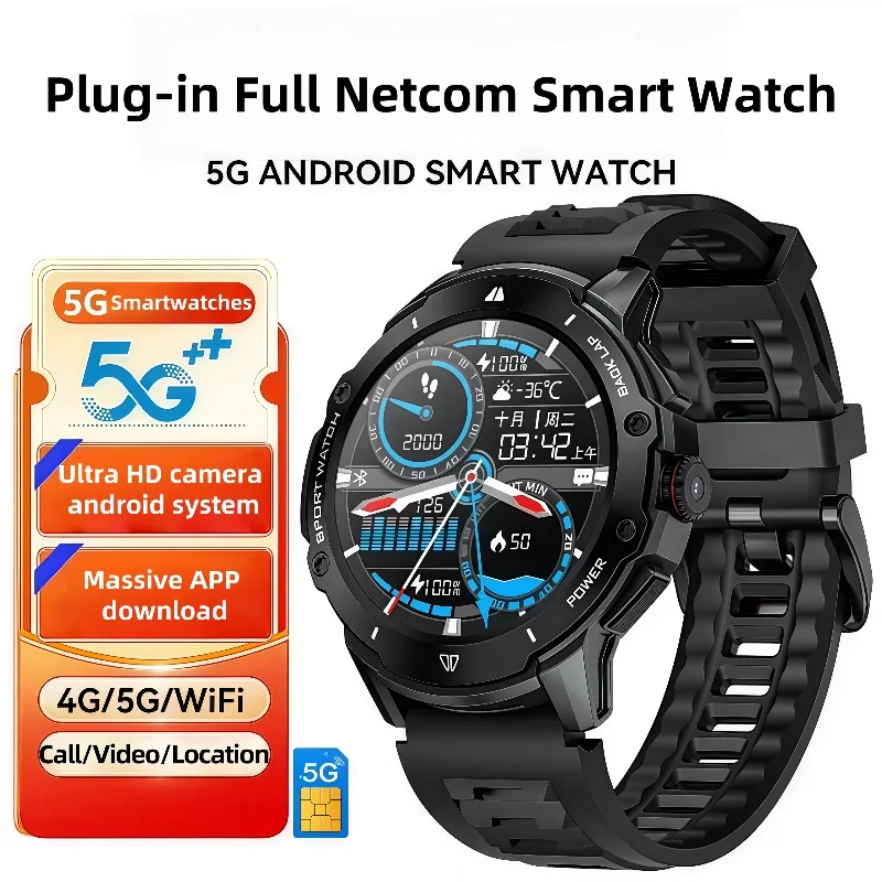 

4G full network Android smartwatch G15 Pro, WIFI camera, 1.43-inch, GPS， Heart rate, health monitoring, 8GB+128GB memory
