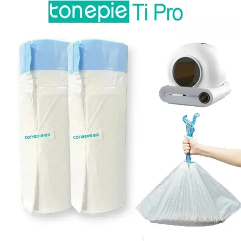 Tonepie Cat Automatic Litter Box Garbage Bag Cats Toilet Trash Bags Disposable Thickening Collect Feces Pet Cleaning Products