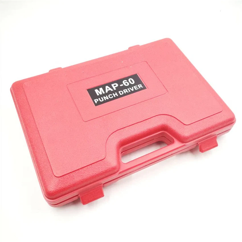 MAP-60 수동 철판 스테인레스 스틸 플레이트 펀칭기 래칫 유형 드릴링 펀칭기 수공구 구멍 펀처