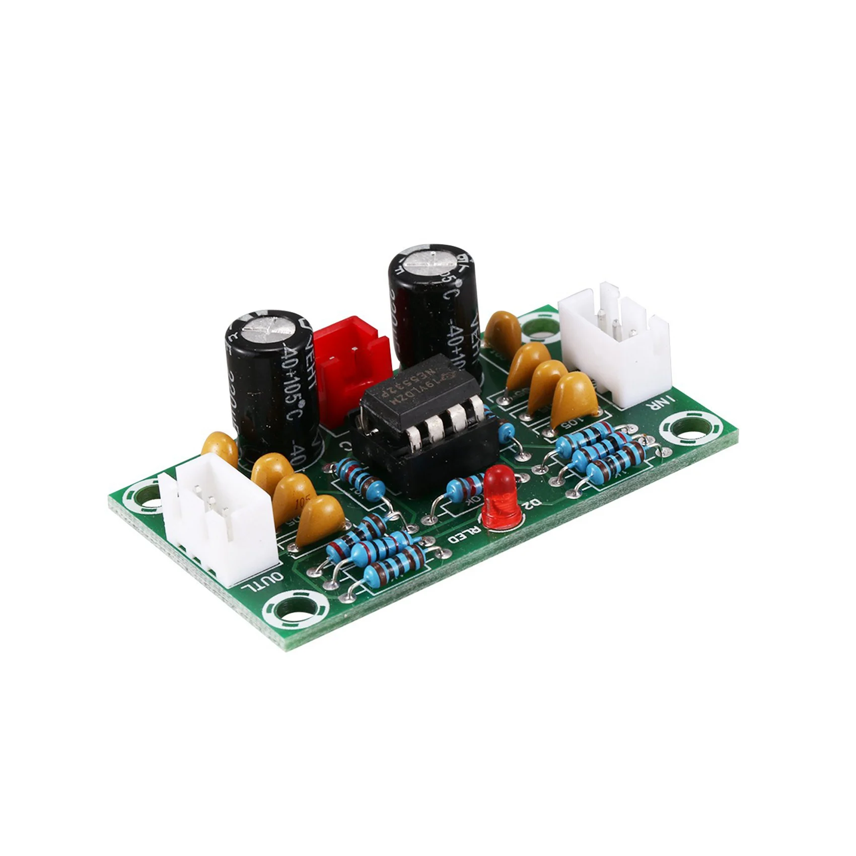 4X Mini Preamp Op Amp وحدة مكبر للصوت ثنائي القناة NE5532 المضخم لهجة مجلس 5 مرات الجهد واسعة 12-30 فولت-BCBW