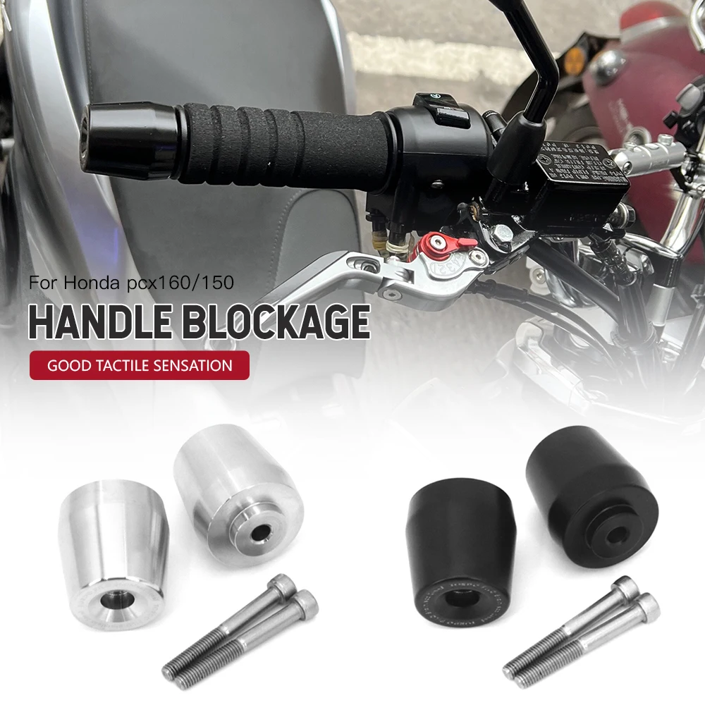 Motorcycle Handlebar Counterweights Grips End Cap Handle Bar End Plug Accessories For Honda PCX160 PCX150 PCX 150 160