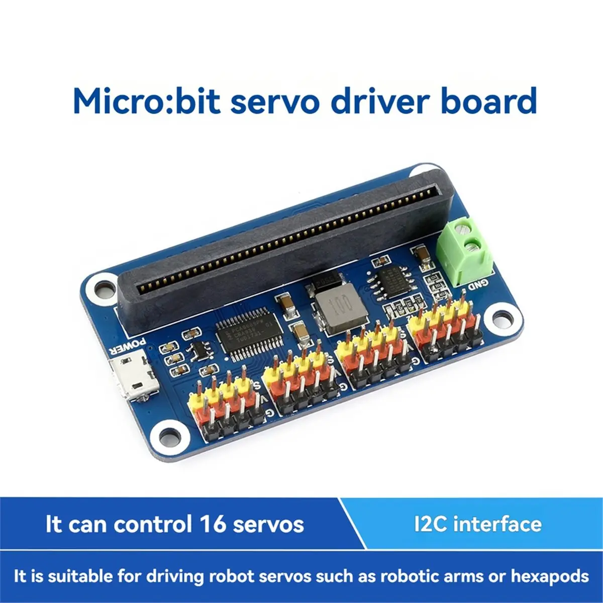 a01r-ロボットアクセサリ用16チャンネルサーボドライバーコントローラー拡張ボードインターフェース用サーボドライバー