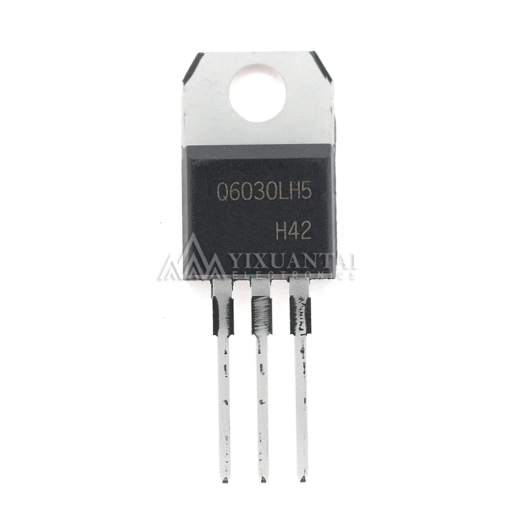 Q6030LH5 Alternistor TRIAC 600V 30A 50mA TO-220 Isolated Tab Snubberless AC Motor Speed Control Phase Control Switch IC
