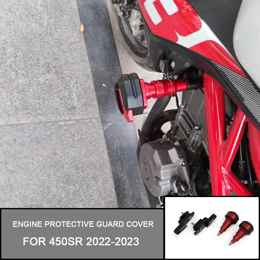 

Motorcycle Slider Frame Sliders Crash Pad Guard Engine Protective Guard Cover Falling Protection For 450SR 450 SR 2022-2023