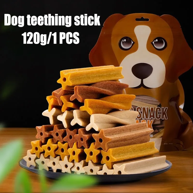 Dog Molar Stick Interactive Snack Bite-resistant Dog Chewing Teeth Cleaning Molar Small Dog Interactive Training Reward Snack