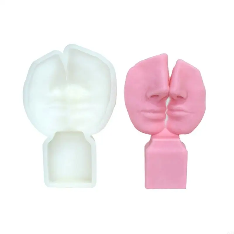 

24TD Silicone Mold Double Face Mask Aromatherapys Scenteds Mold