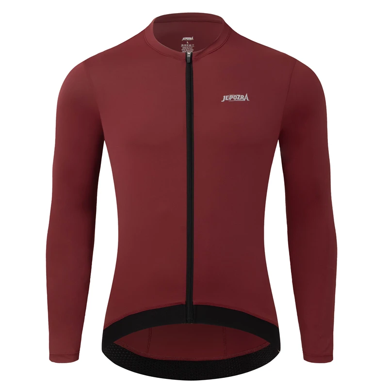 

JEPOZRA Men's Cycling Jersey Long Sleeve Summer Spring Bicycle Long Jersey Road Bike Clothing Pro Team bicycle cycling clothes
