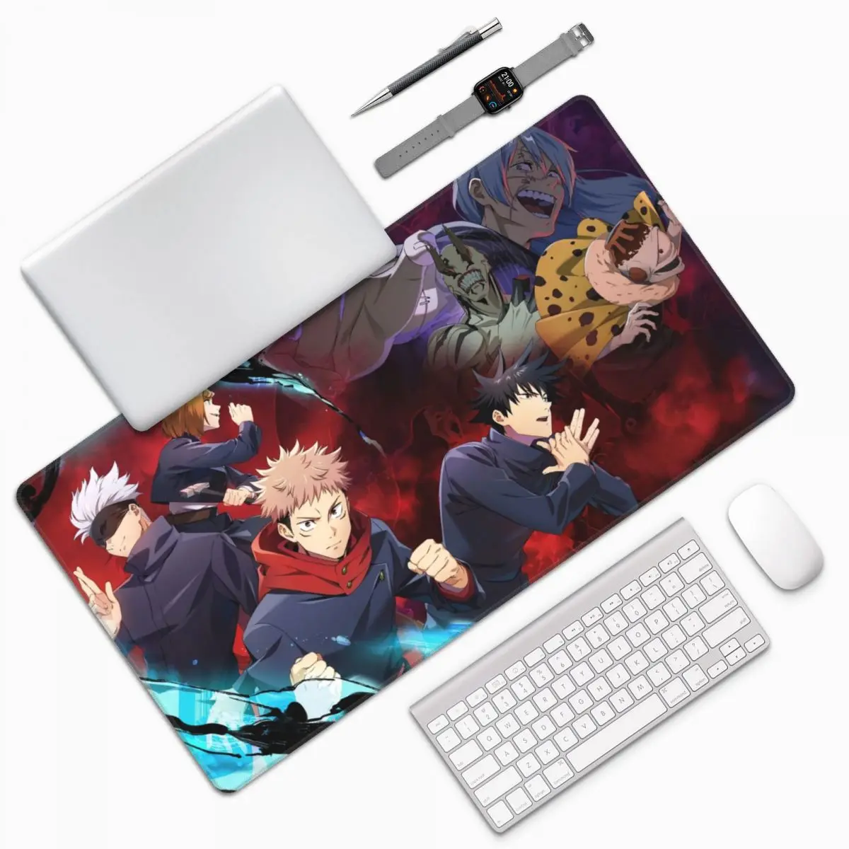 

Большой коврик для мыши Megumi Besto Friendo Jujutsu Kaisen Sukuna, аниме-коврик для клавиатуры и мыши, игровой коврик для ПК, ноутбука, рабочего стола