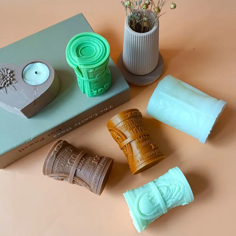 

Силиконовая форма для мыла и свечей в виде доллара ручной работы, высшего качества, для декора из смолы, гипса, поделок своими руками, изготовления свечей