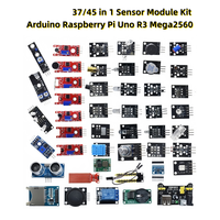 45 in 1 & 37 in 1 Sensors Modules Starter Kit for Arduino Raspberry Pi UNO R3, with Retail Box, DIY Electronics Kit