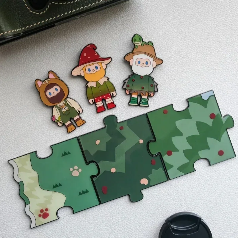 FARMER BOB Encounter in The Wild Series Metal Badge Blind Box Toys Mystery Box Action Figure Cute Model Surprise Birthday Gift