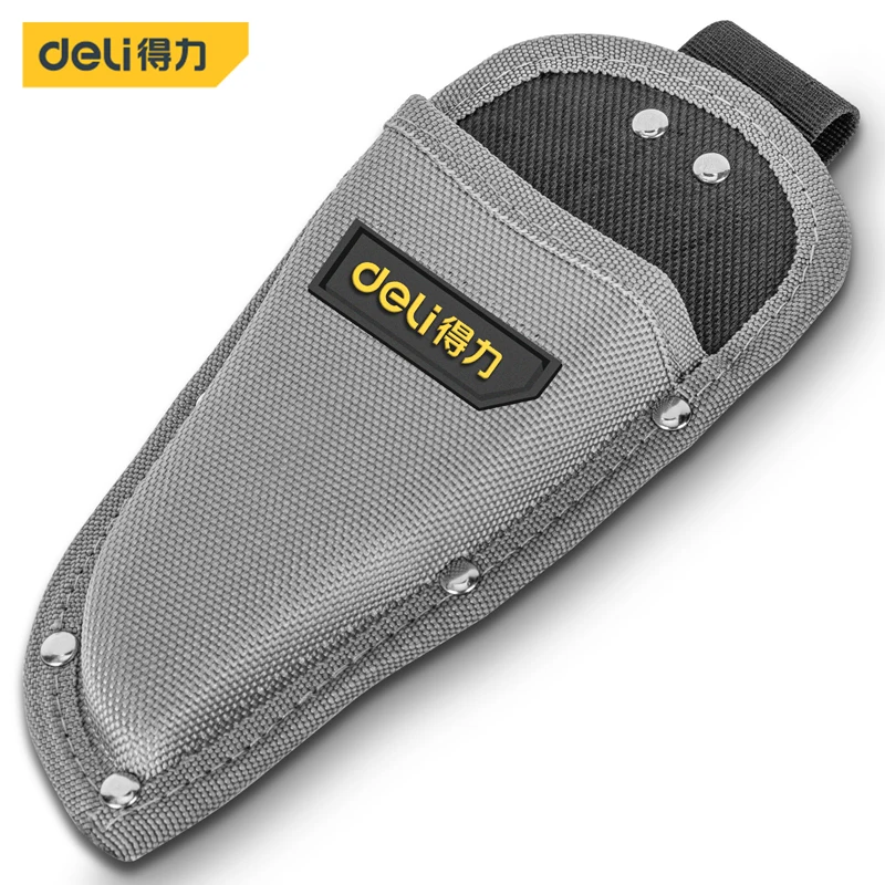 Deli 1 Pcs Plastic/Oxford Cloth Pruner Protective Toolbag Multifunction Portable Gardener Scissors Covers for Pruning Shears