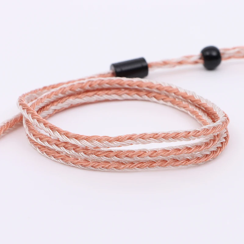 XINHS kabel konektor kabel ditingkatkan HIFI, kabel Upgrade Earphone berlapis perak tembaga 16 inti