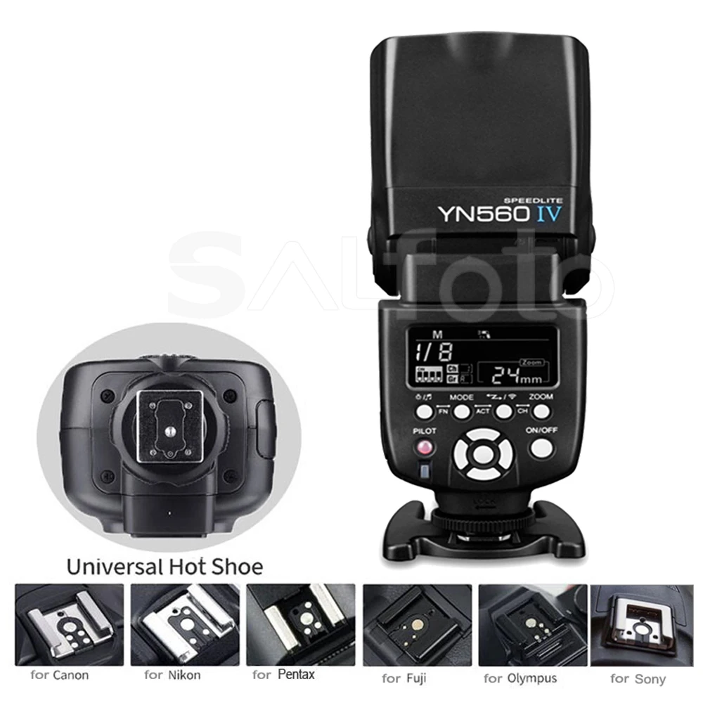 Yongnuo YN560IV Speedlite 2.4G Wireless Radio Master Slave Flash YN560 IV for DSLR Camera Canon Nikon Sony Pentax Olympus Fuji