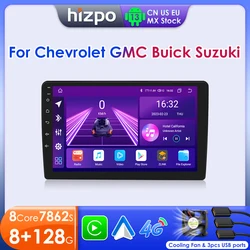 Hizpo Car Radio Android 13 For Chevrolet Silverado GMC Sierra Impala Traverse Avalanche Yukon Acadia Savana Stereo Carplay 2 Din