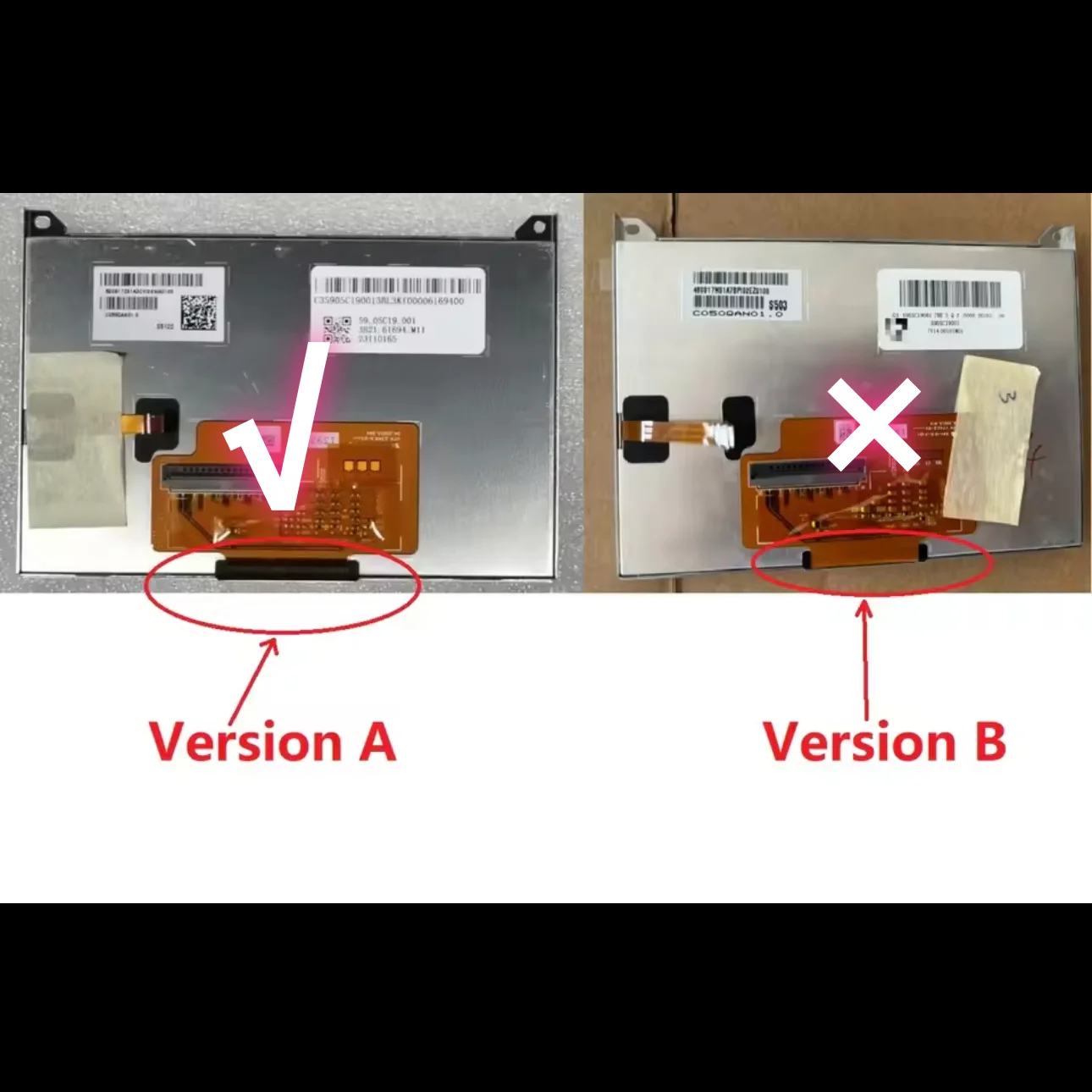 Hot Sale! 20% OFF New C050QAN01.0 C050QAN01 Original 5 inch TFT-LCD Display Screen Panel