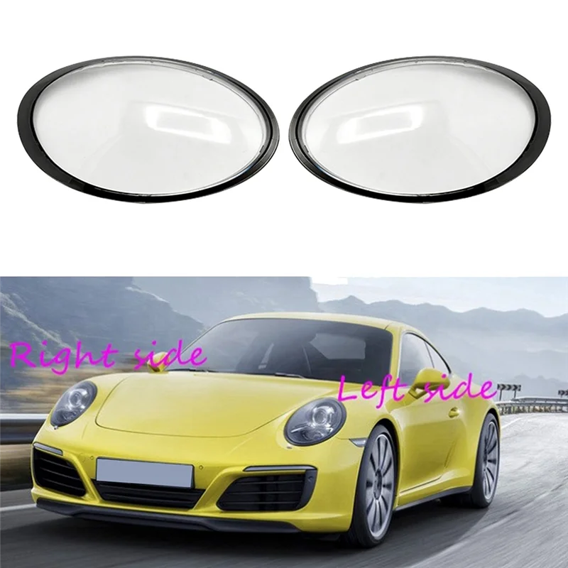 جديد وصول العلوي الظل ل 991 911 Targa/Carrera 2012-2018 اليسار حافة سوداء شفافة
