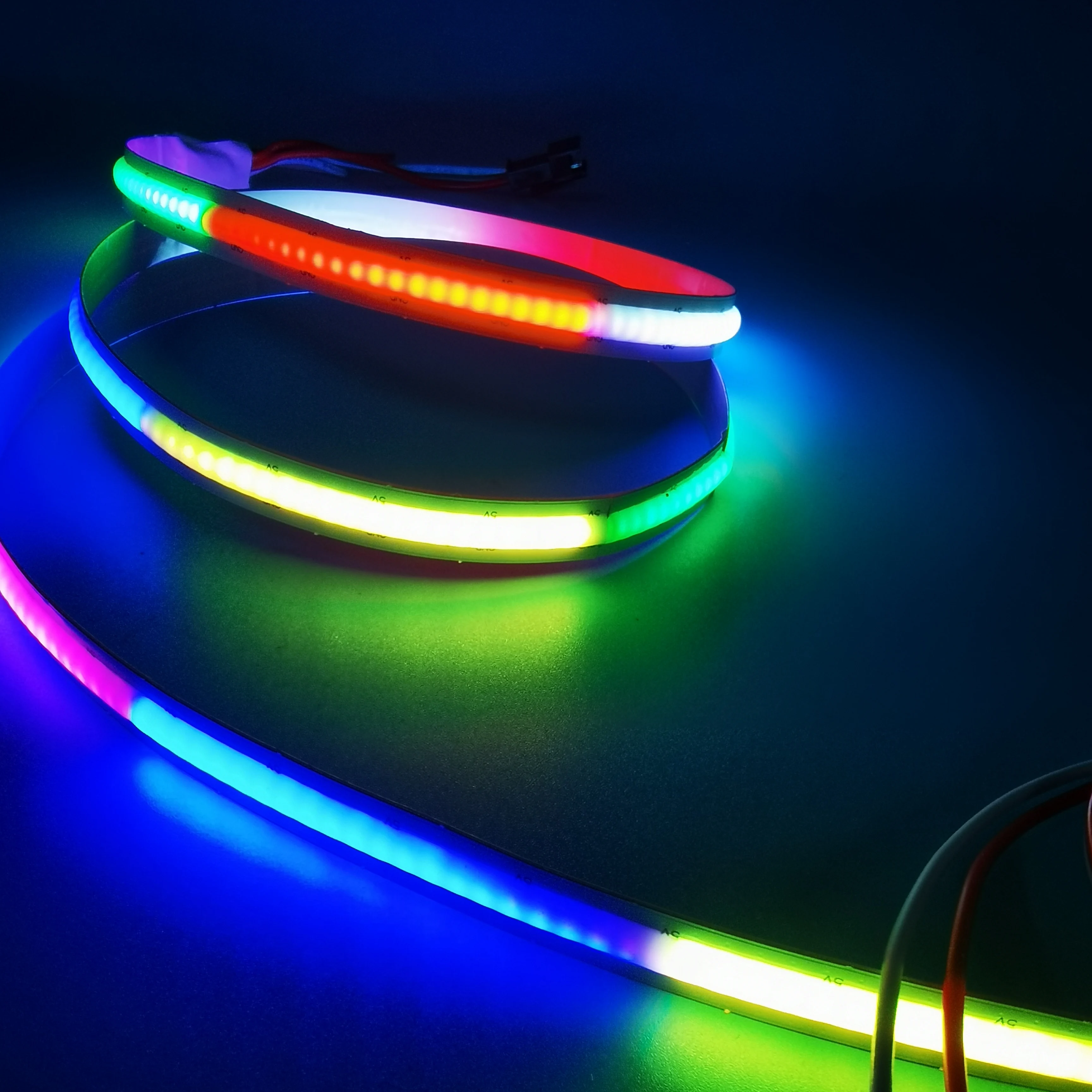 

5V Dream Color COB LED Strip Light 332LEDs RGB SK6812 WS2812B Flexible Multi-Color High Density FOB Digital Strip Lights 10mm