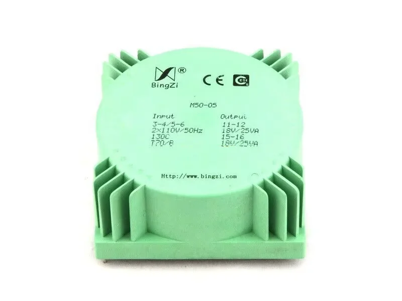50VA (50W) bingzi Grüner Würfel Versiegelter Audio-Transformator HIFI-Leistungstransformator