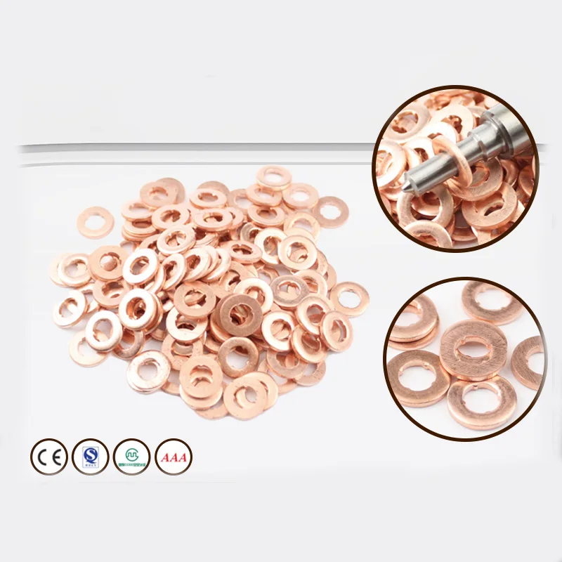 Koperen ringen shims voor BOSCH Delphi injectoren