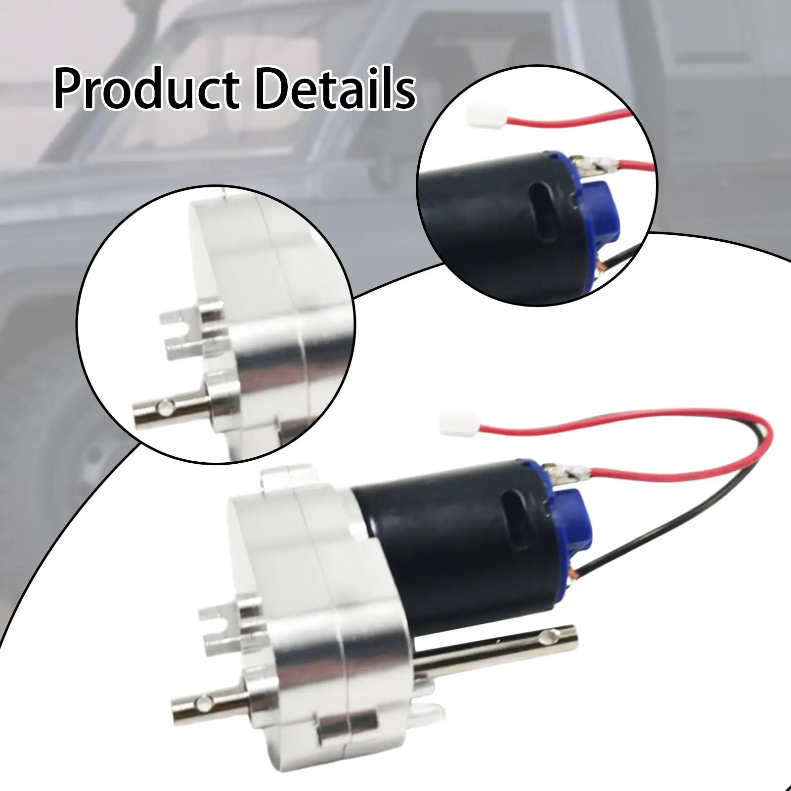 370 메탈 기어 기어박스가 포함된 금속 기어박스, 설치가 쉽고, 부품 교체 가능,