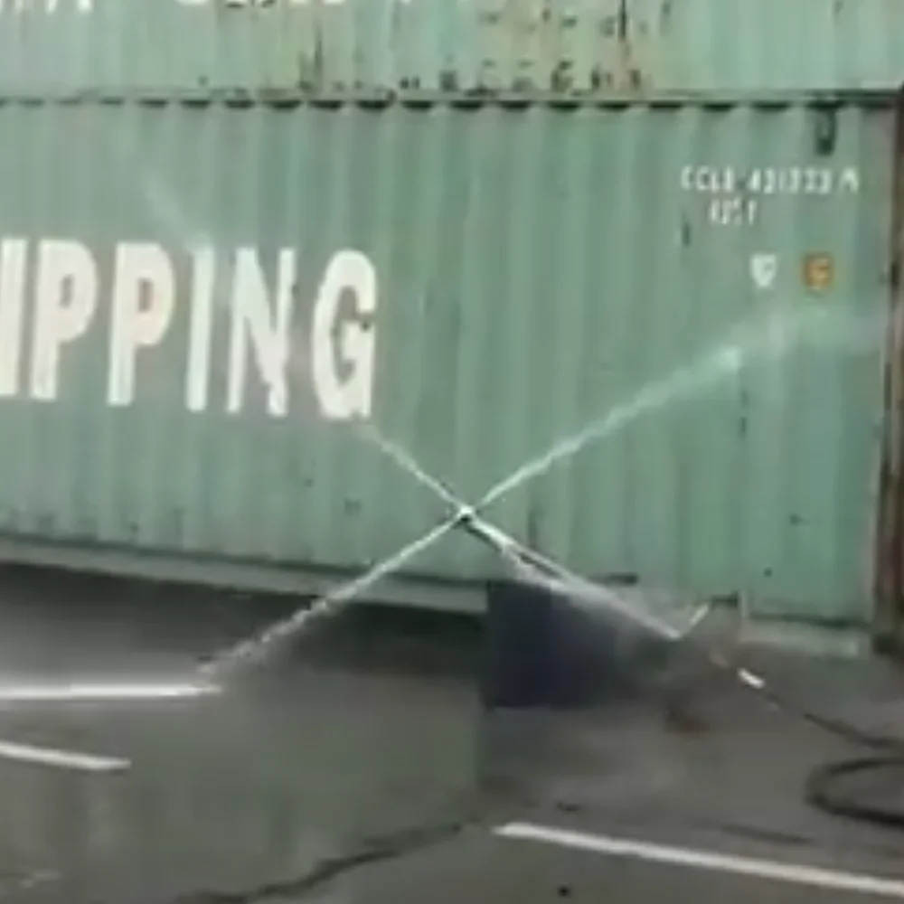 

KT-599 Stainless Steel Bottle and Can Cleaning Nozzle 1-1I2 inch Male 360 Degree Bottle and Can Inner Wall Cleaning Equipment