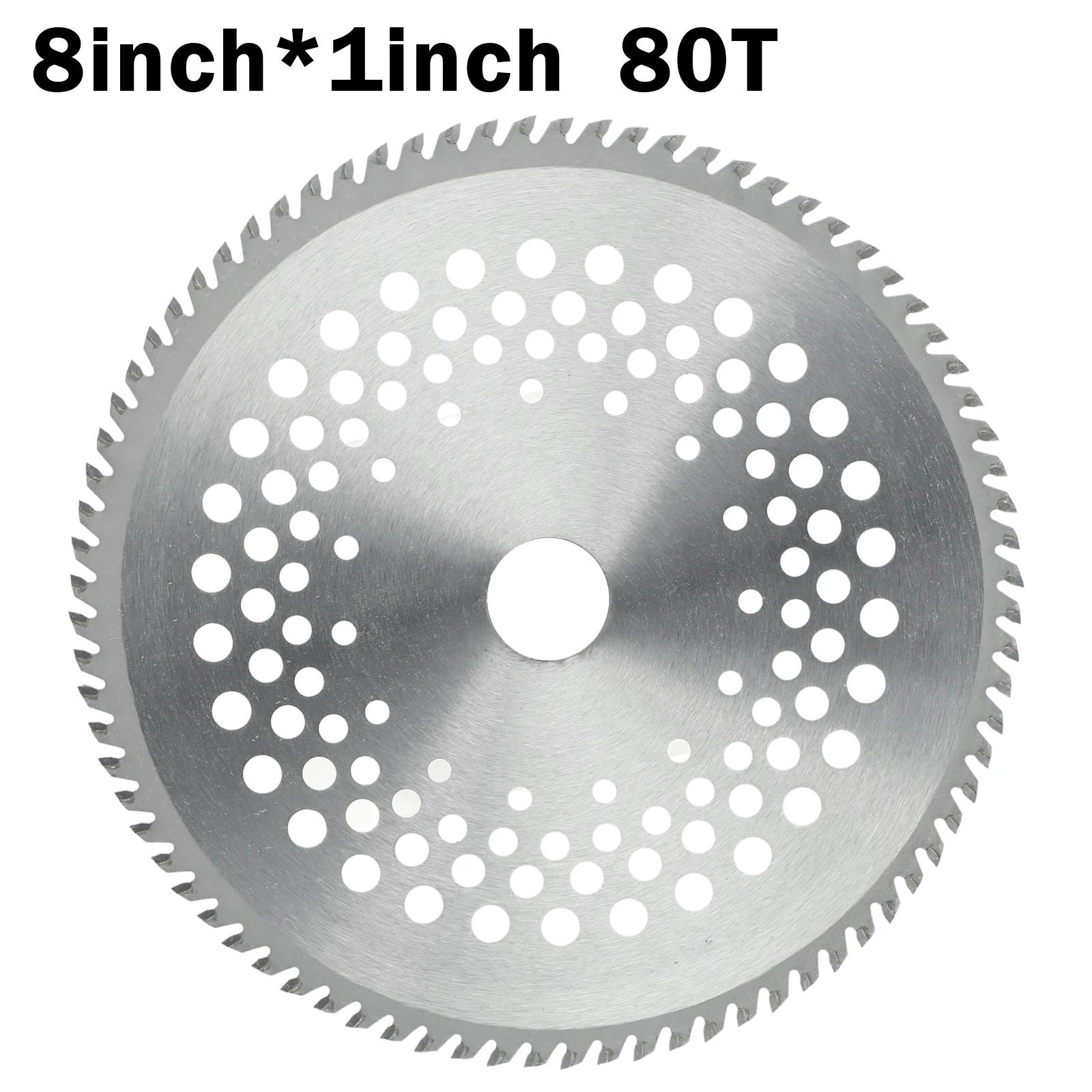 8 Inch 80T Brush Cutter Blade Tree Trimmer Saw Blade Carbide Lawn Mower Cutter Replacement Circular Saw Blade For Cutting Grass