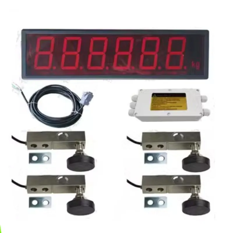 

Load cell 3T DIY weighbridge full set of accessories English version 3 inch wireless screen indicator