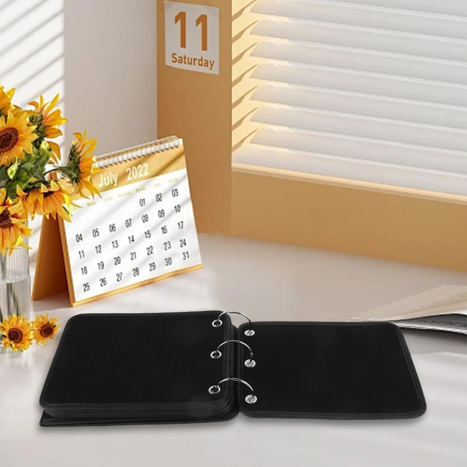 

Органайзер для шармов и пряжек для обуви из фетра, устойчивый к царапинам, с прозрачной крышкой, держатель-витрина, с откидными страницами