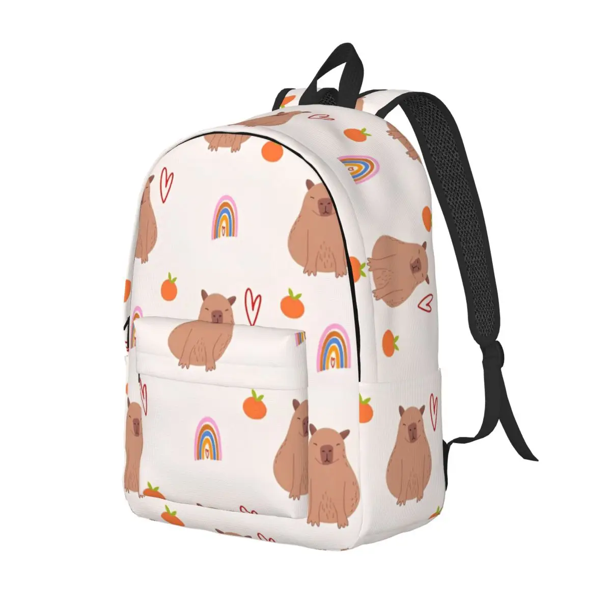 Cute Cartoon Capybara Backpack for Boy Girl Kids Student School Book Bags Daypack Preschool Kindergarten Bag Outdoor