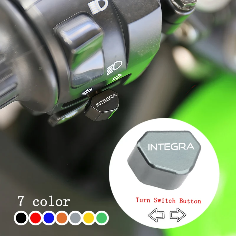 

Аксессуары для мотоциклов: кнопка переключения, переключатель указателей поворота, колпачок для ключа Honda Integra 700 750 DCT NC750 NC700, алюминиевый, с ЧПУ